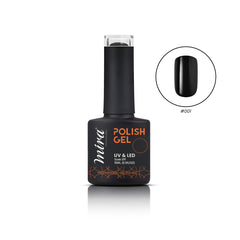 Mira Professional Gel Nail Polish 15ml #001 Black - gel nail polish- dayjour- nail art uae