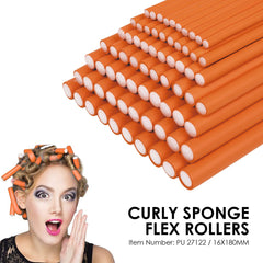 Professional Hair Curly Sponge Flex Rollers PU 271(10pcs) - dayjour