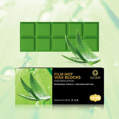 Scar Film Hot Wax Blocks Aloe Vera 500g - dayjour- film hot wax blocks