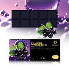 Scar Film Hot Wax Blocks Blackcurrant 500g - dayjour