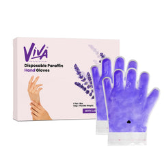 Viva Disposable Paraffin Hand Gloves Lavender 1 Pair/Box - dayjour