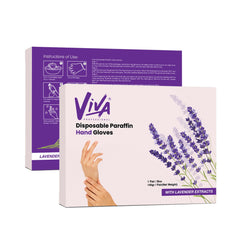 Viva Disposable Paraffin Hand Gloves Lavender 1 Pair/Box - dayjour