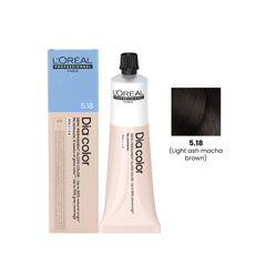 Loreal Professional Hair Color Dia Color 60ml 5.18 Light Ash Mocha Brown - L’Oreal hair color-loreal uae- loreal professional- Dayjour