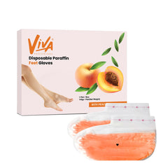 Viva Disposable Paraffin Feet Gloves Peach 1 Pair/Box - dayjour