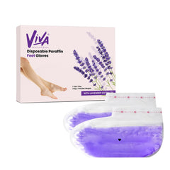 Viva Disposable Paraffin Feet Gloves Lavender 1 Pair/Box- dayjour