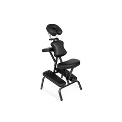 Professional Portable Manual Massage Tattoo Folding Chair Black - massage chair - tatto chair - dayjour