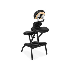 Professional Portable Manual Massage Tattoo Folding Chair Black - massage chair - tatto chair - dayjour