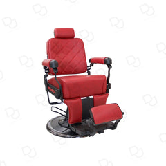 Barber Gents Salon Hair Cutting Chair Red - barber chair - salon chair- gents chair - hydrualic and reclining chair - dayjour 