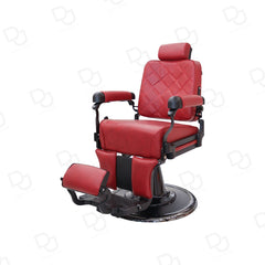 Barber Gents Salon Hair Cutting Chair Red - barber chair - salon chair- gents chair - hydrualic and reclining chair - dayjour 