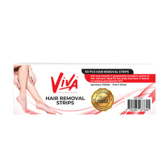 Viva Professional Paper Non-Woven Wax Strips for Hair Removal 50 Pieces- wax strips- hair removal strips- dayjour