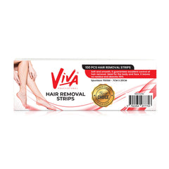 Viva Professional Paper Non-Woven Wax Strips for Hair Removal 100 Pieces - hair removal wax strips- dayjour