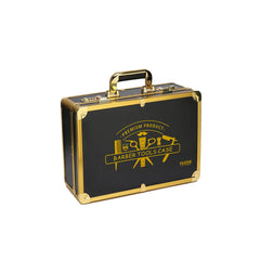 Aluminium Barber Tool Box Case Black & Gold Small - salon tool box- barber tool box - tool case - tool case aluminum - dayjour