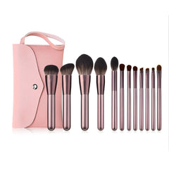 Makeup Brush 12pcs Set with Pouch MB 101 - makeup brush - dayjour