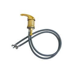 Hair Washing Chair Golden Faucet Hose for Water Supply Control