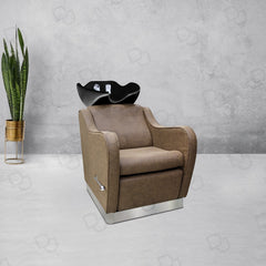 Salon Hair Washing Chair Old Brown - shampoo chair - dayjour