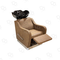 Salon Hair Washing Chair Old Brown - shampoo chair - dayjour