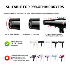 Hair Dryer Air Diffuser Windshield - hair dryer diffuser - dayjour