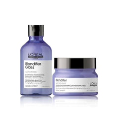 L'Oréal Professional SE Blondifier Gloss Shampoo and Hair Mask Package-hair care-loreal uae- dayjour