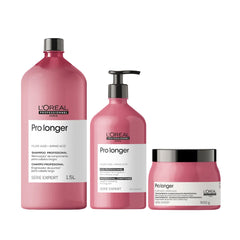 Loreal Serie Expert Pro Longer Shampoo, Conditioner and Hair Mask Package