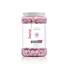 Mira Foot Tablets Jar Rose 420pcs x 6.5gm - foot tablets - pedicure procedure - pedicure - foot care - salon supplier - dayjour 