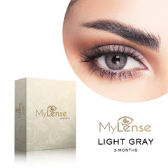 MyLense Contact Lenses Light Gray for 3 Months Use - contact lense - uae - dayjour