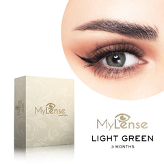 MyLense Contact Lenses Light Green for 3 Months Use - contact lense - uae - dayjour