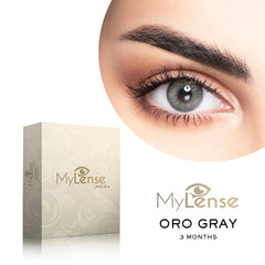 MyLense Contact Lenses Oro Gray for 3 Months Use - contact lense - uae - dayjour