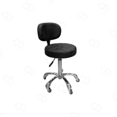 Professional Beauty Salon Stool With Backrest and Adjustable Height - salon stool - swivel Stool - dayjour