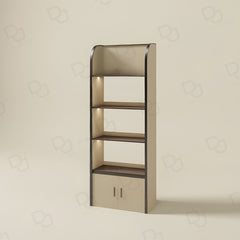 Salon Spa Product Display Shelf Stand Beige Color Middle Set - salon display stand - product display - dayjour