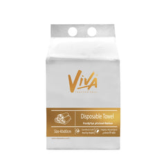 Viva Disposable Hair Towel 40x80cm 100pcs Single Packs- disposable towel - spa accessories - dayjour