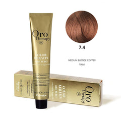 Oro Puro Hair Coloring Cream 7.4