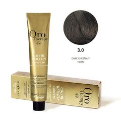 Fanola Oro Hair Color 3.0 Dark Chestnut 100ml