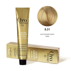 Fanola Oro Hair Color 8.31 Light Blonde Sandy 100ml